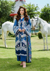ZIVA EMBROIDERED LAWN APPLIQUE & LASERWORK FRONT PANEL and EMBROIDERED COTTON NET DUPATTA from elaf LUXURY LAWN 2025 VOL 2